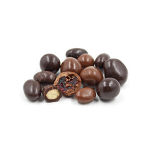 Mix de Mani, cranberry, avellana, almendra Cubierta de chocolate Bitter- Leche piwen