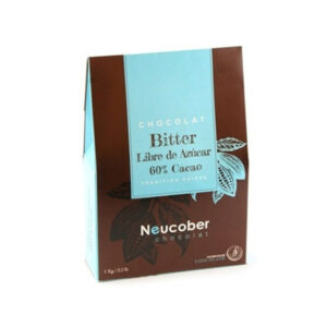 Chocolate 60% Cacao  sin Azucar y sin Gluten Marca Neucober 1kg