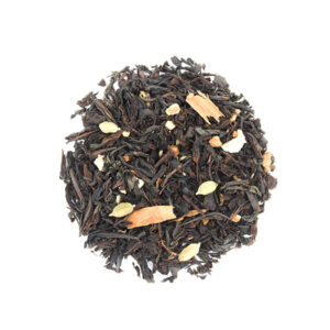 Te Chai Te Negro, canela, pimienta, semillas de hinojo, jenjibre, clavo de olor, casc naranj TGM