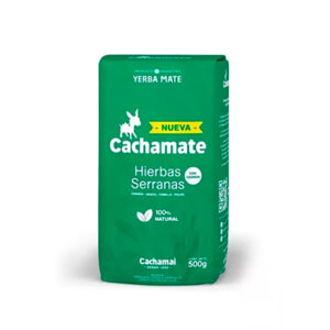 Yerba mate Hierbas Serranas VERDE 500gr Cachamate