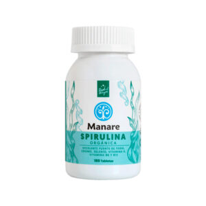 Spirulina Organica 180 Tabletas Marca Manare