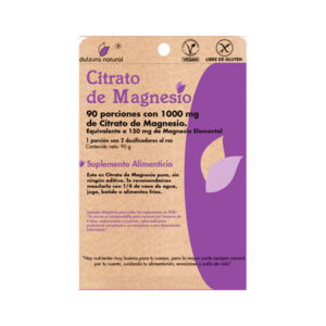 Citrato de Magnesio  90 Porciones con 1000 mg Dulzura Natural