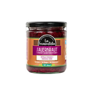 Sauerkraut clasico purpura 400 ml  La Fermentista