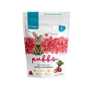 Puff Sabor Frutilla Betarraga 50gr Marca Kuna Foods