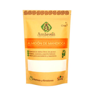 Almidon de Mandioca Sin Gluten 500 gr Marca Ambrosia