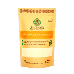 Harina de Garbanzos 500gr Marca Ambrosia