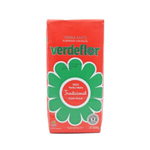 Yerba Mate Tradicional con Palo 500gr Marca Verdeflor